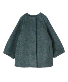 LANVIN COLLECTION / ランバン コレクション その他アウター | アルパカウール メランジシャギーコート