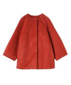 LANVIN COLLECTION / ランバン コレクション その他アウター | アルパカウール メランジシャギーコート