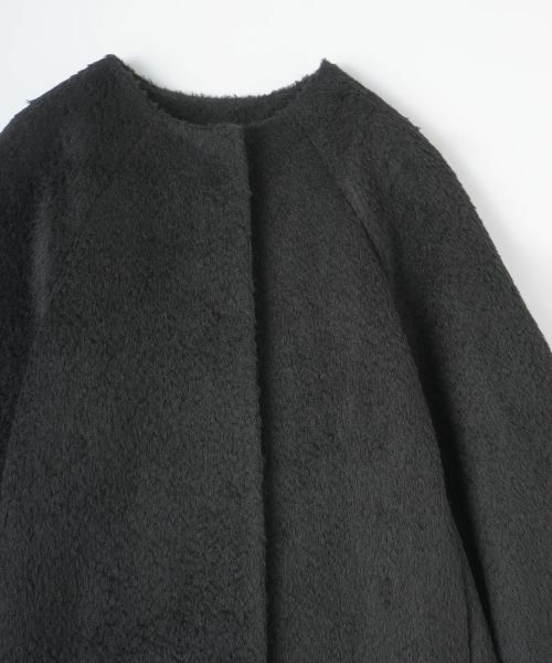 LANVIN COLLECTION / ランバン コレクション その他アウター | アルパカウール メランジシャギーコート | 詳細11