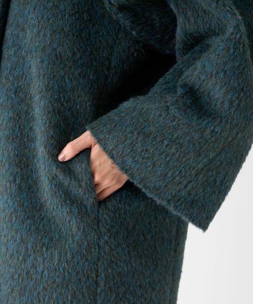 LANVIN COLLECTION / ランバン コレクション その他アウター | アルパカウール メランジシャギーコート | 詳細5