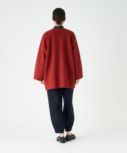 LANVIN COLLECTION / ランバン コレクション その他アウター | アルパカウール メランジシャギーコート | 詳細8