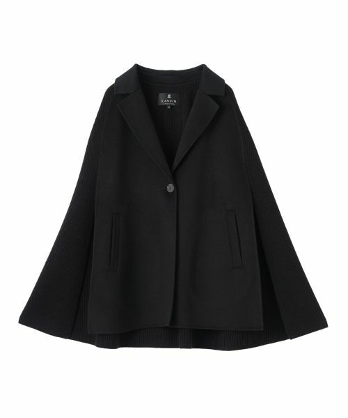 LANVIN COLLECTION / ランバン コレクション その他アウター | ダブルフェイスコート（ブラック）