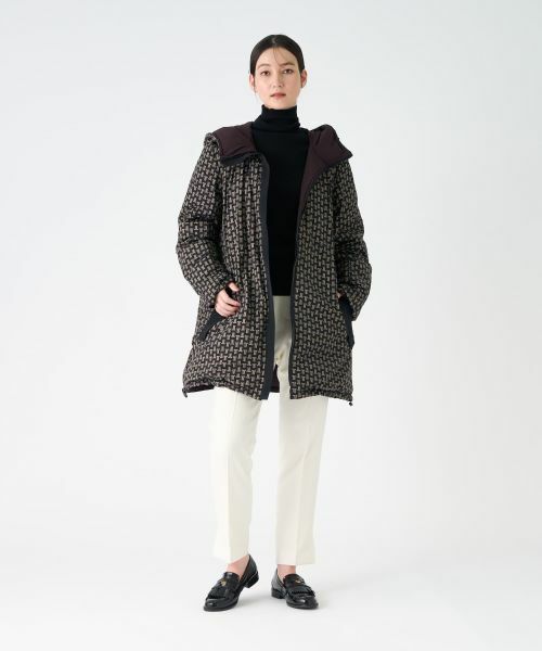 LANVIN COLLECTION / ランバン コレクション その他アウター | JLロゴリバーシブルダウンコート | 詳細14