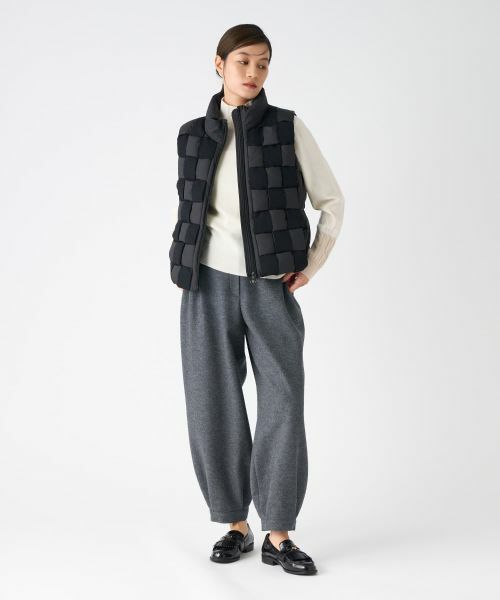 LANVIN COLLECTION / ランバン コレクション テーラードジャケット | ソフトタフタベスト | 詳細12