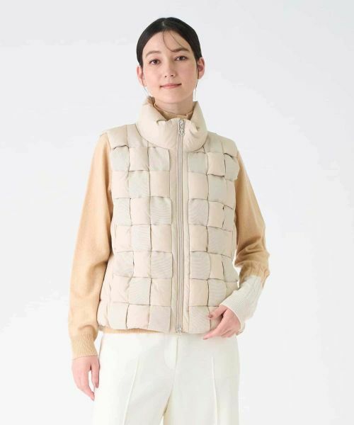 LANVIN COLLECTION / ランバン コレクション テーラードジャケット | ソフトタフタベスト | 詳細13