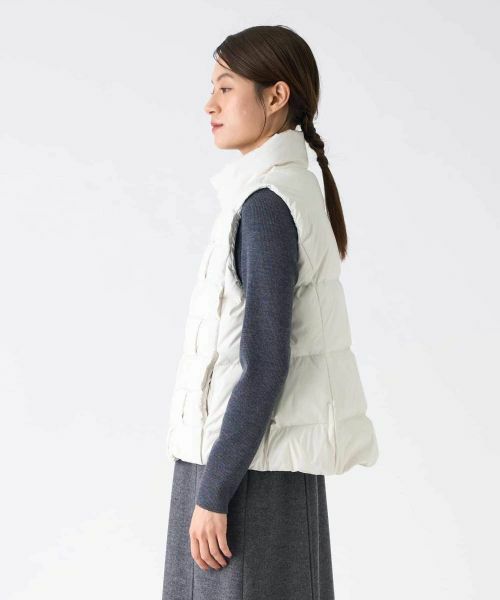 LANVIN COLLECTION / ランバン コレクション テーラードジャケット | ソフトタフタベスト | 詳細2