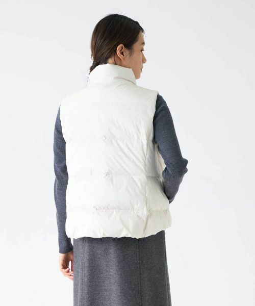 LANVIN COLLECTION / ランバン コレクション テーラードジャケット | ソフトタフタベスト | 詳細3