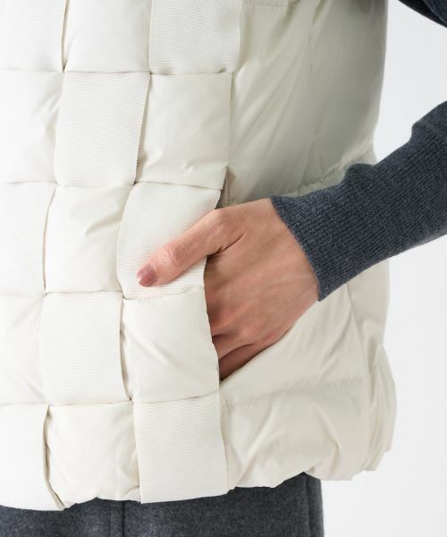 LANVIN COLLECTION / ランバン コレクション テーラードジャケット | ソフトタフタベスト | 詳細5