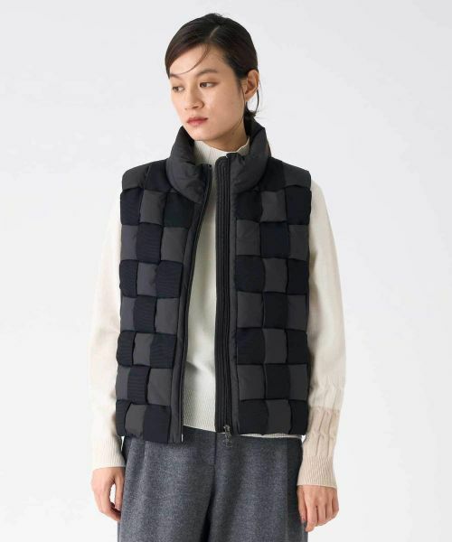 LANVIN COLLECTION / ランバン コレクション テーラードジャケット | ソフトタフタベスト | 詳細7