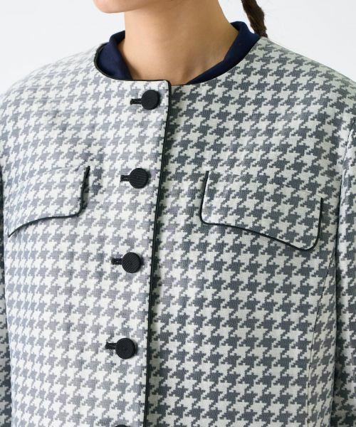 LANVIN COLLECTION / ランバン コレクション テーラードジャケット | 千鳥格子ジャケット | 詳細5