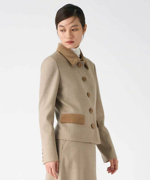 LANVIN COLLECTION / ランバン コレクション テーラードジャケット | ウールサキソニージャケット | 詳細6