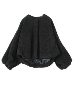 LANVIN COLLECTION / ランバン コレクション テーラードジャケット | ポリエステルフェアムートンジャケット