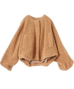 LANVIN COLLECTION / ランバン コレクション テーラードジャケット | ポリエステルフェアムートンジャケット