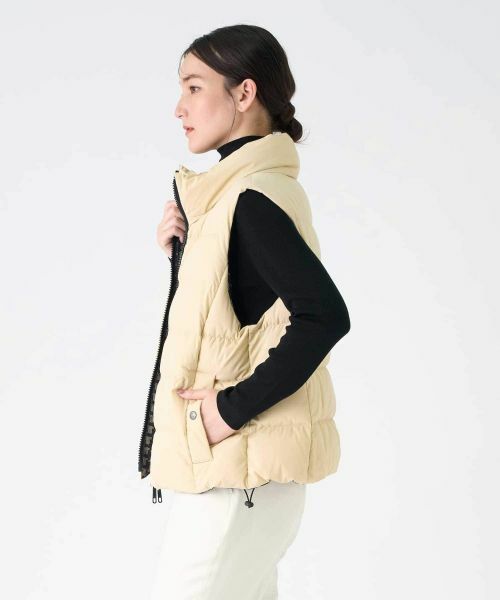 LANVIN COLLECTION / ランバン コレクション テーラードジャケット | JLロゴ リバーシブルダウンベスト | 詳細2