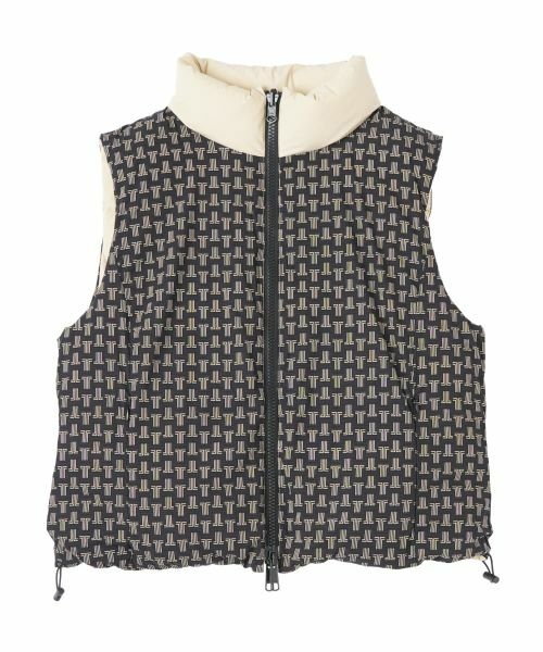 LANVIN COLLECTION / ランバン コレクション テーラードジャケット | JLロゴ リバーシブルダウンベスト | 詳細20