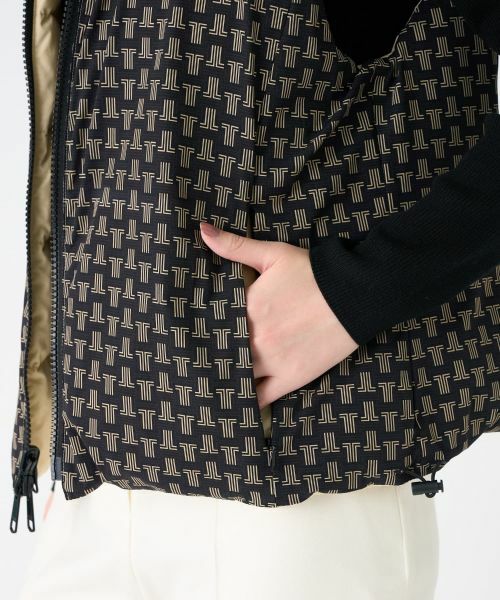 LANVIN COLLECTION / ランバン コレクション テーラードジャケット | JLロゴ リバーシブルダウンベスト | 詳細6