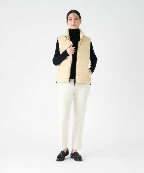 LANVIN COLLECTION / ランバン コレクション テーラードジャケット | JLロゴ リバーシブルダウンベスト | 詳細7