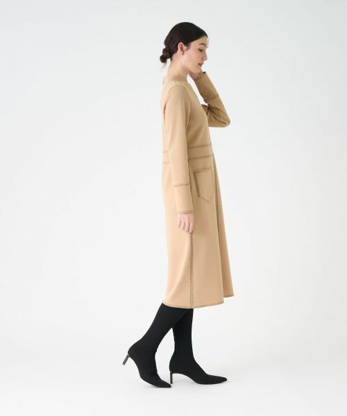 LANVIN COLLECTION / ランバン コレクション ドレス | 16ゲージ・ミラノリブジャカードワンピース | 詳細4