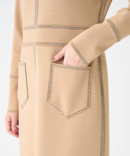 LANVIN COLLECTION / ランバン コレクション ドレス | 16ゲージ・ミラノリブジャカードワンピース | 詳細6