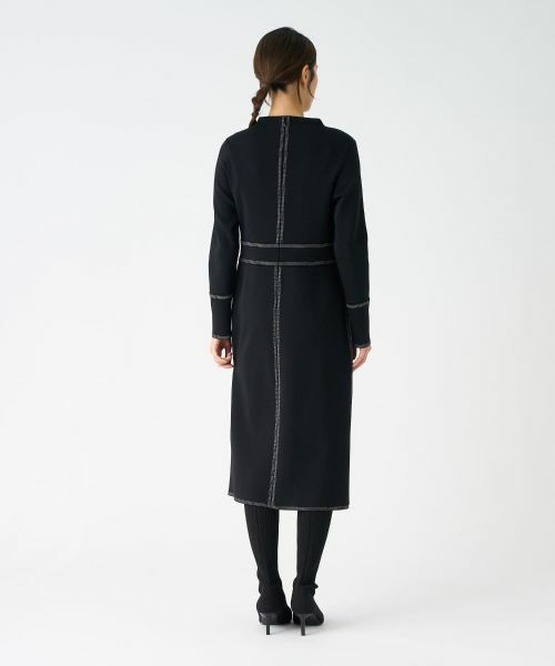 LANVIN COLLECTION / ランバン コレクション ドレス | 16ゲージ・ミラノリブジャカードワンピース | 詳細9