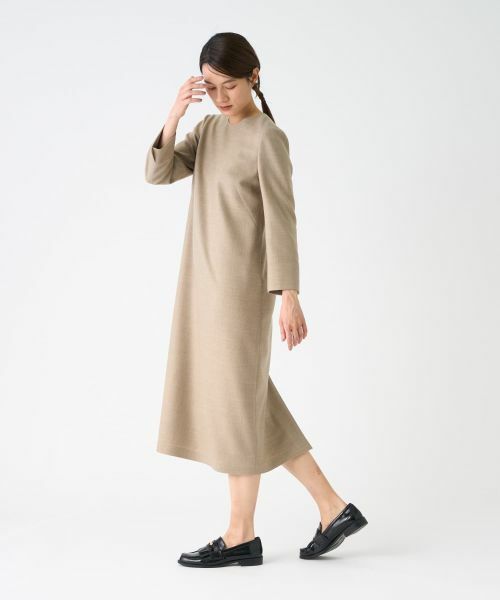 LANVIN COLLECTION / ランバン コレクション ドレス | ウールサキソニーワンピース | 詳細3