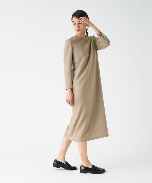 LANVIN COLLECTION / ランバン コレクション ドレス | ウールサキソニーワンピース | 詳細6