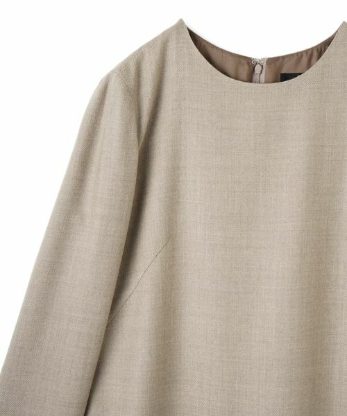 LANVIN COLLECTION / ランバン コレクション ドレス | ウールサキソニーワンピース | 詳細9