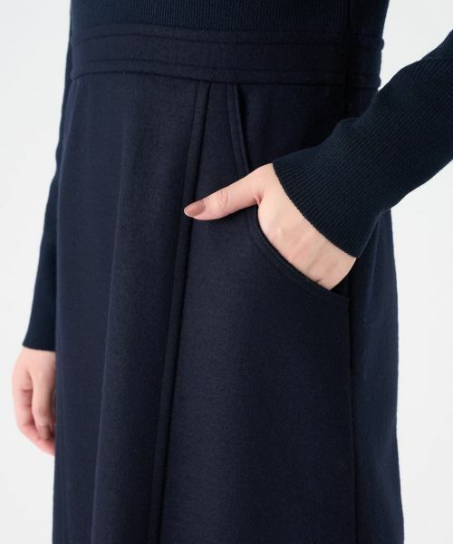 LANVIN COLLECTION / ランバン コレクション ドレス | ウールニットワンピース | 詳細11