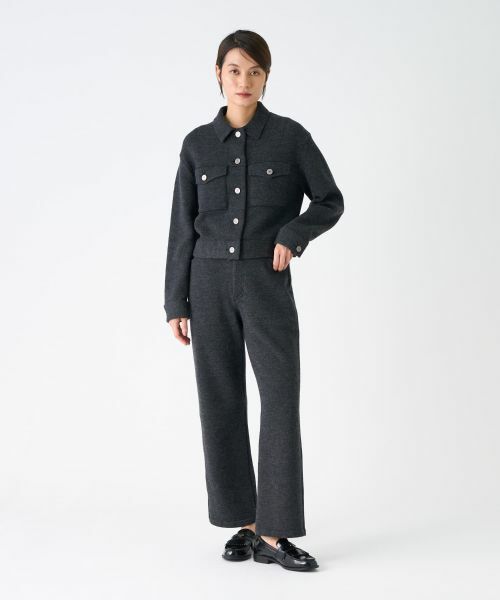 LANVIN COLLECTION / ランバン コレクション その他パンツ | 7ゲージニットパンツ | 詳細9