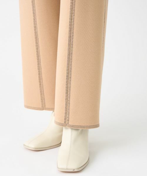 LANVIN COLLECTION / ランバン コレクション その他パンツ | ミラノリブパンツ | 詳細6