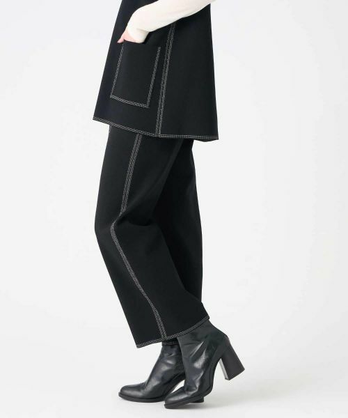 LANVIN COLLECTION / ランバン コレクション その他パンツ | ミラノリブパンツ | 詳細8