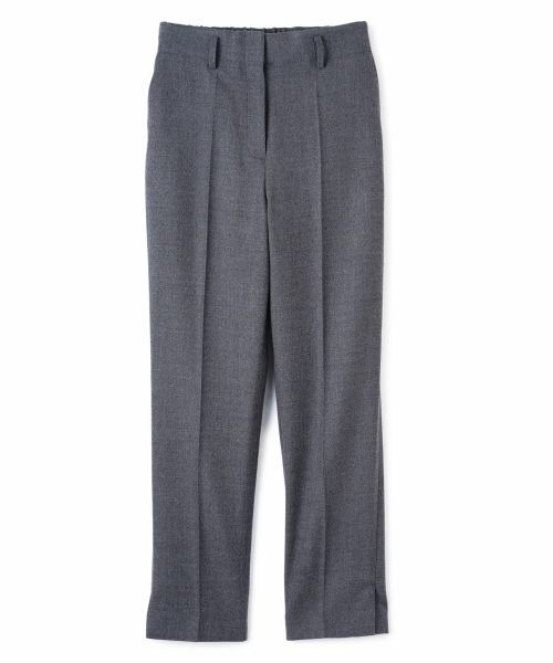 LANVIN COLLECTION/ランバン コレクション ウールサキソニーパンツ チャコールグレー 40