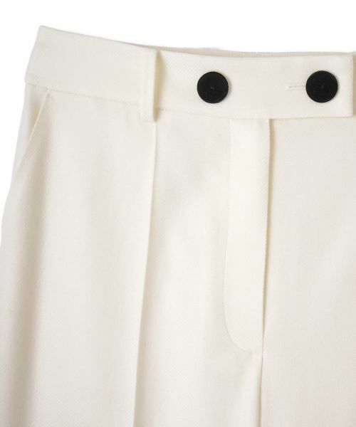 LANVIN COLLECTION / ランバン コレクション その他パンツ | ウールサキソニーパンツ | 詳細16