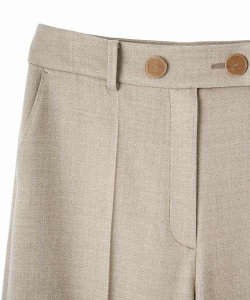 LANVIN COLLECTION / ランバン コレクション その他パンツ | ウールサキソニーパンツ | 詳細17