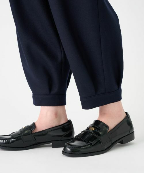 LANVIN COLLECTION / ランバン コレクション その他パンツ | ハードメルトンスムースパンツ | 詳細10