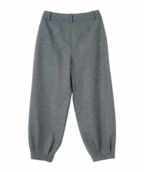 LANVIN COLLECTION / ランバン コレクション その他パンツ | ハードメルトンスムースパンツ | 詳細12