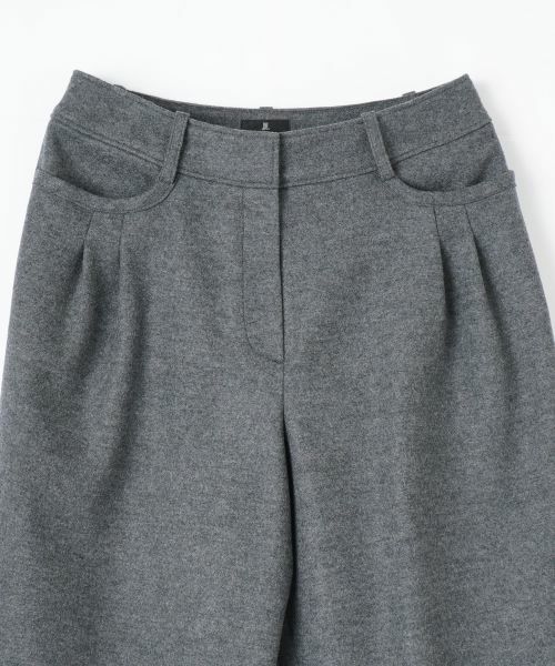 LANVIN COLLECTION / ランバン コレクション その他パンツ | ハードメルトンスムースパンツ | 詳細13