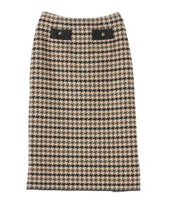 LANVIN COLLECTION / ランバン コレクション ロング・マキシ丈スカート | 千鳥柄スカート