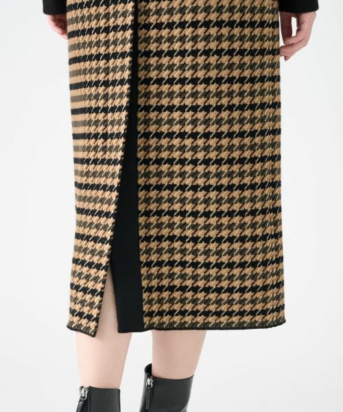 LANVIN COLLECTION / ランバン コレクション ロング・マキシ丈スカート | 千鳥柄スカート | 詳細10
