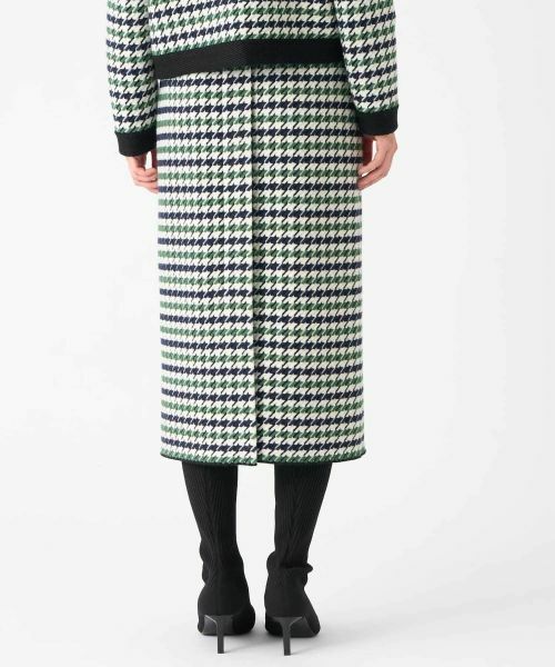LANVIN COLLECTION / ランバン コレクション ロング・マキシ丈スカート | 千鳥柄スカート | 詳細3