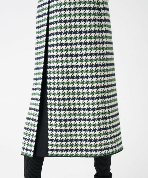 LANVIN COLLECTION / ランバン コレクション ロング・マキシ丈スカート | 千鳥柄スカート | 詳細5
