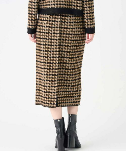 LANVIN COLLECTION / ランバン コレクション ロング・マキシ丈スカート | 千鳥柄スカート | 詳細9