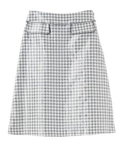 LANVIN COLLECTION / ランバン コレクション ロング・マキシ丈スカート | 千鳥格子スカート