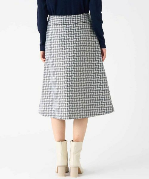 LANVIN COLLECTION / ランバン コレクション ロング・マキシ丈スカート | 千鳥格子スカート | 詳細3