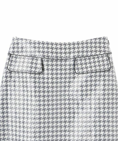 LANVIN COLLECTION / ランバン コレクション ロング・マキシ丈スカート | 千鳥格子スカート | 詳細8
