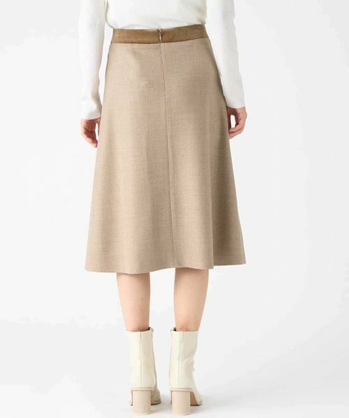 LANVIN COLLECTION / ランバン コレクション ロング・マキシ丈スカート | ウールサキソニースカート | 詳細3