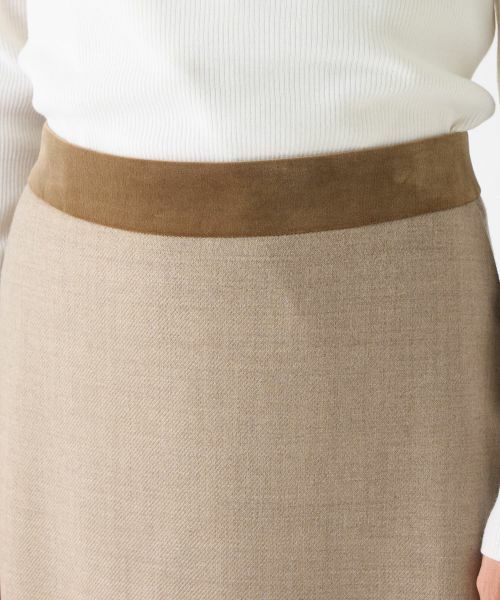 LANVIN COLLECTION / ランバン コレクション ロング・マキシ丈スカート | ウールサキソニースカート | 詳細5
