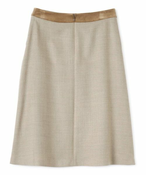 LANVIN COLLECTION / ランバン コレクション ロング・マキシ丈スカート | ウールサキソニースカート | 詳細7