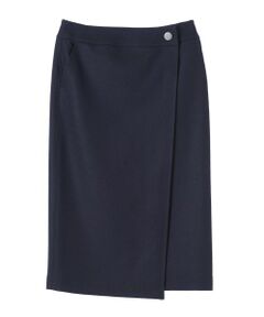 LANVIN COLLECTION / ランバン コレクション ロング・マキシ丈スカート | ウールニットラップスカート