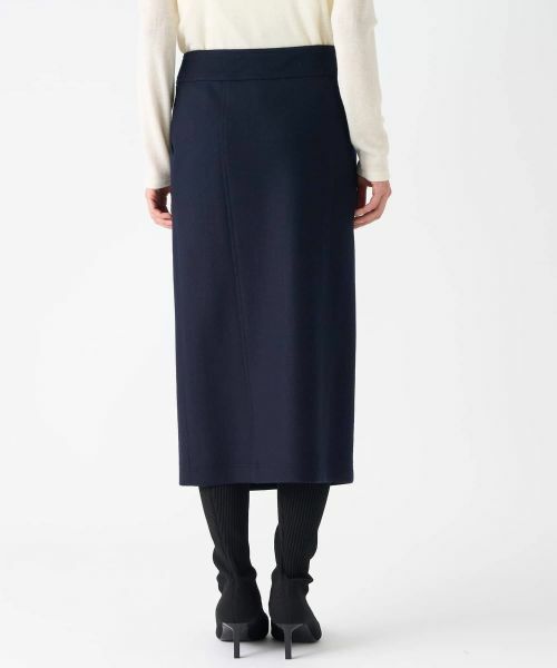 LANVIN COLLECTION / ランバン コレクション ロング・マキシ丈スカート | ウールニットラップスカート | 詳細3